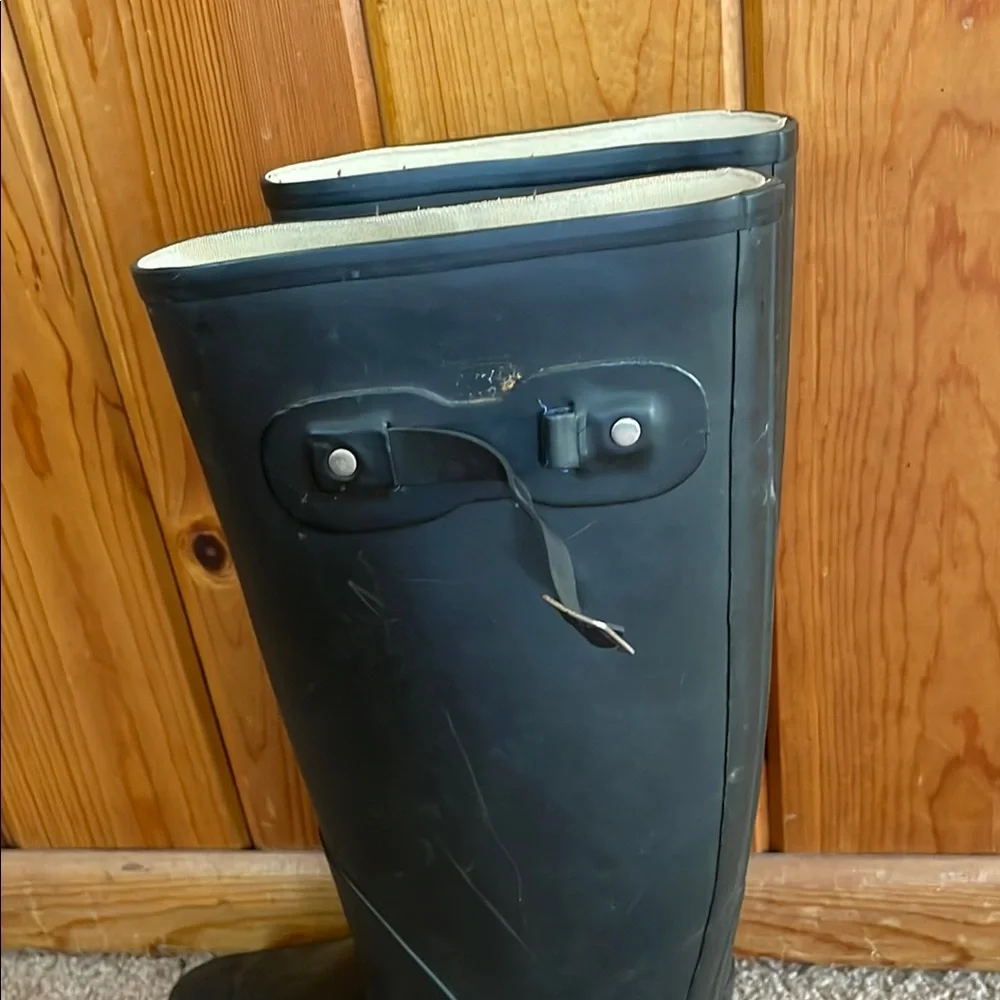Classic Black Tall Rain Boots rubber boots size 7